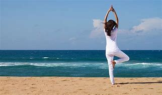 yoga on the beach