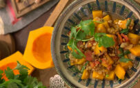 Moroccan Lentil Stew with Butternut Squash