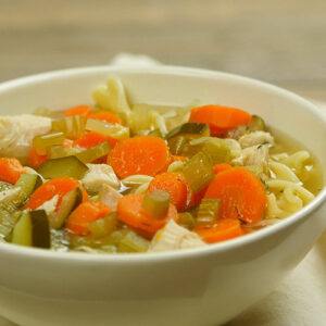 Slow Cooker Hearty Chicken Noodle Soup